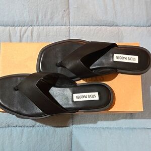 Steve Madden Norie Black Sandals
